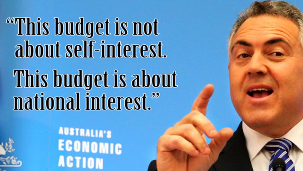 How to judge the federal budget