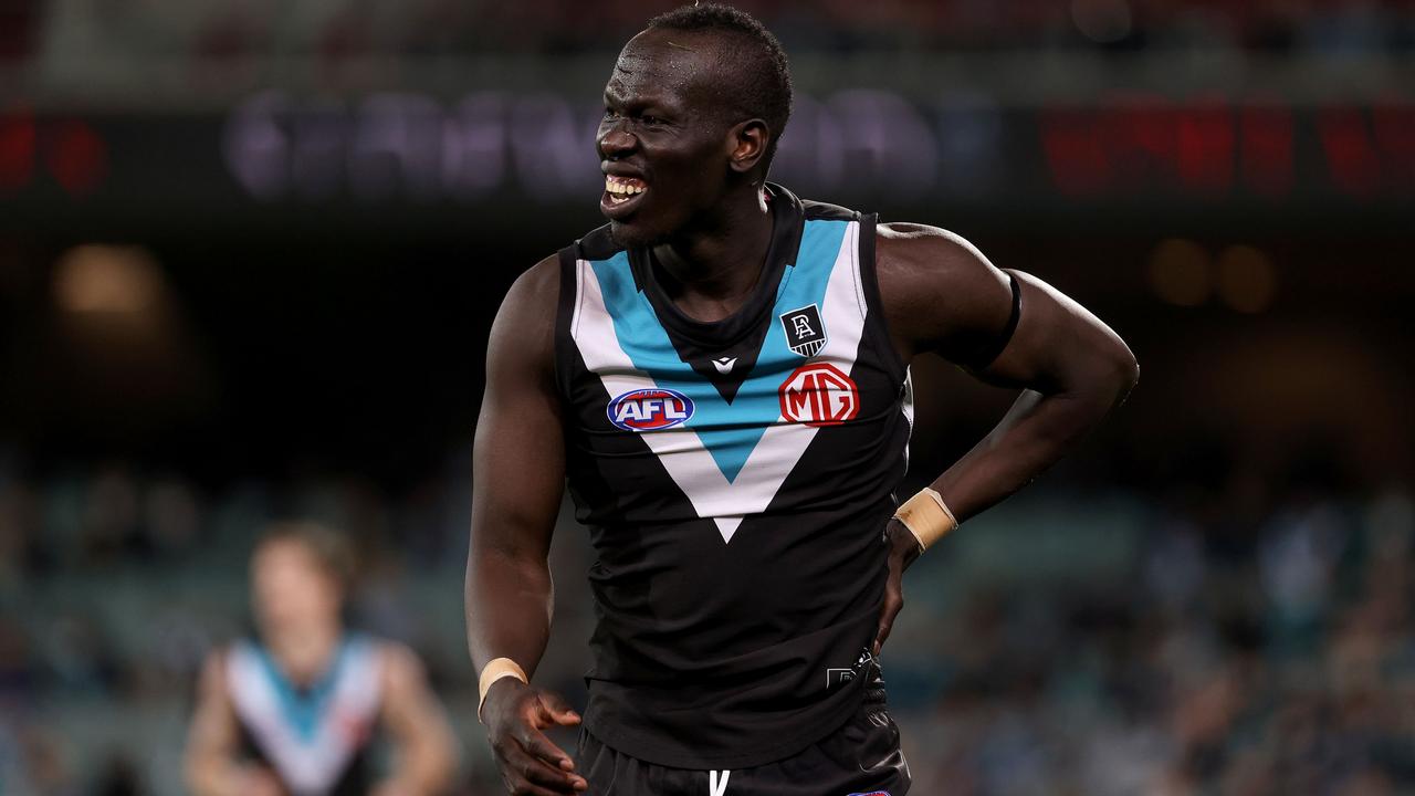 Aliir Aliir has been a linchpin for the power defence. Picture: AFL Photos/Getty Images