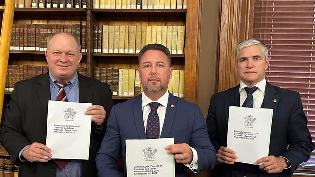 KAP MP Shane Knuth, Deputy Leader Nick Dametto and Leader Robbie Katter