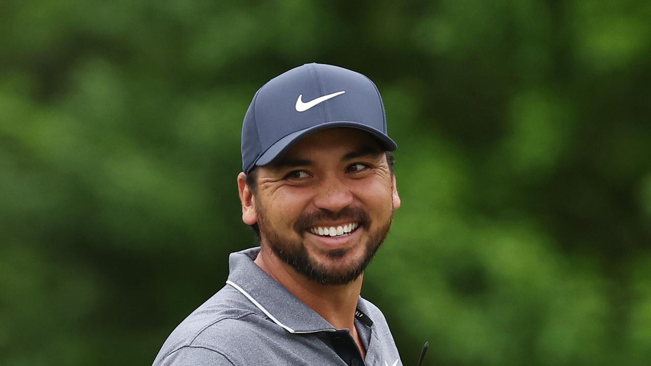 Jason Day had a day out during the first round of the Wells Fargo Championship at TPC Potomac Clubhouse on May 05, 2022 in Maryland. Photo: Getty Images