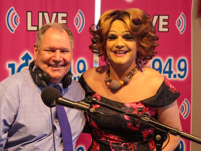 Lord Mayor Robert Doyle and Dolly Diamond on Joy FM.