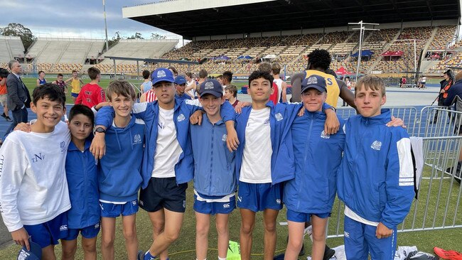 Nudgee College students at last year's championship.