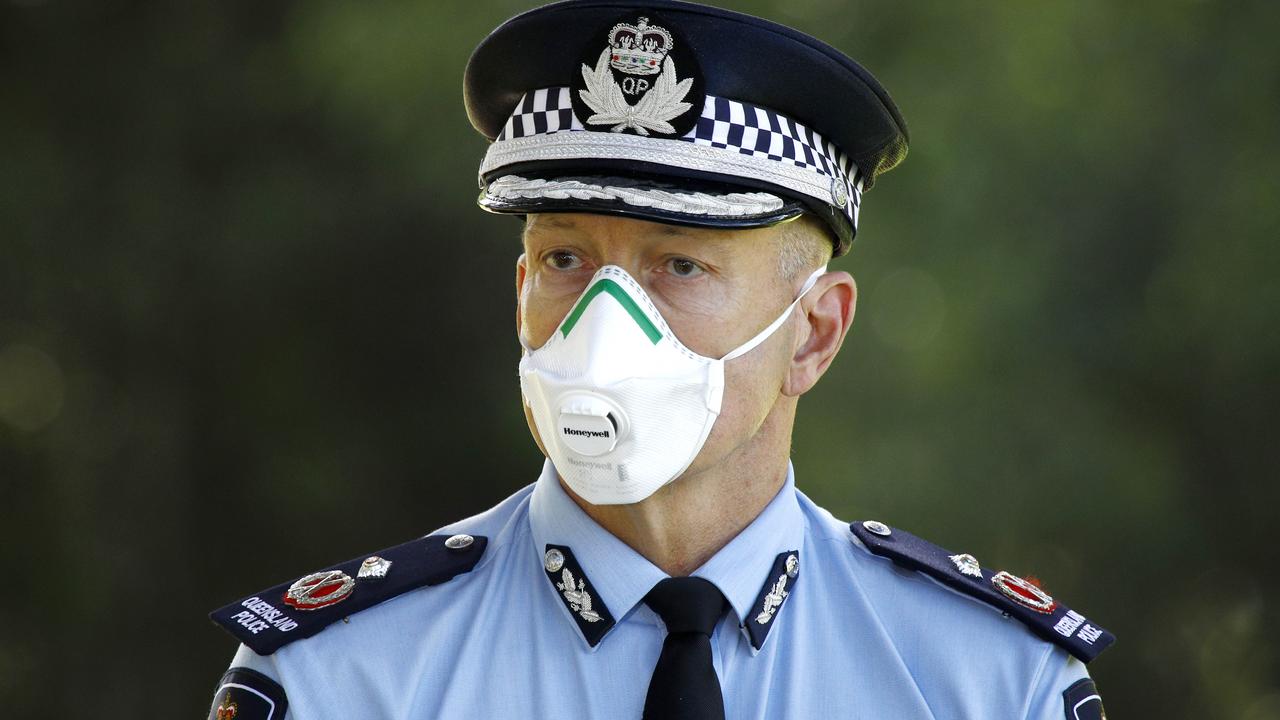 Queensland Police Deputy Commissioner Steve Gollschewski during a press conference in Brisbane. Picture: NCA NewsWire/Tertius Pickard