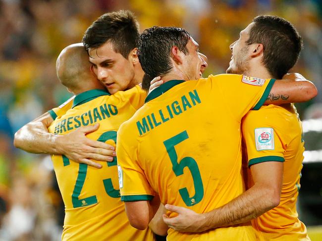 Happy days as the Socceroos win again.