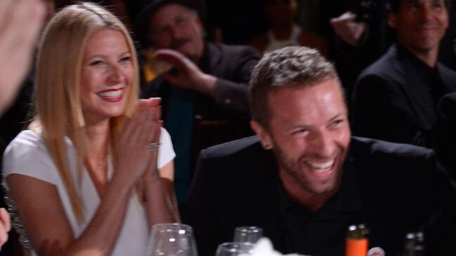 Gwyneth Paltrow and Chris Martin attend the Sean Penn &amp; Friends Help Haiti Home Gala in 2014. Picture: Kevin Mazur/Getty Images