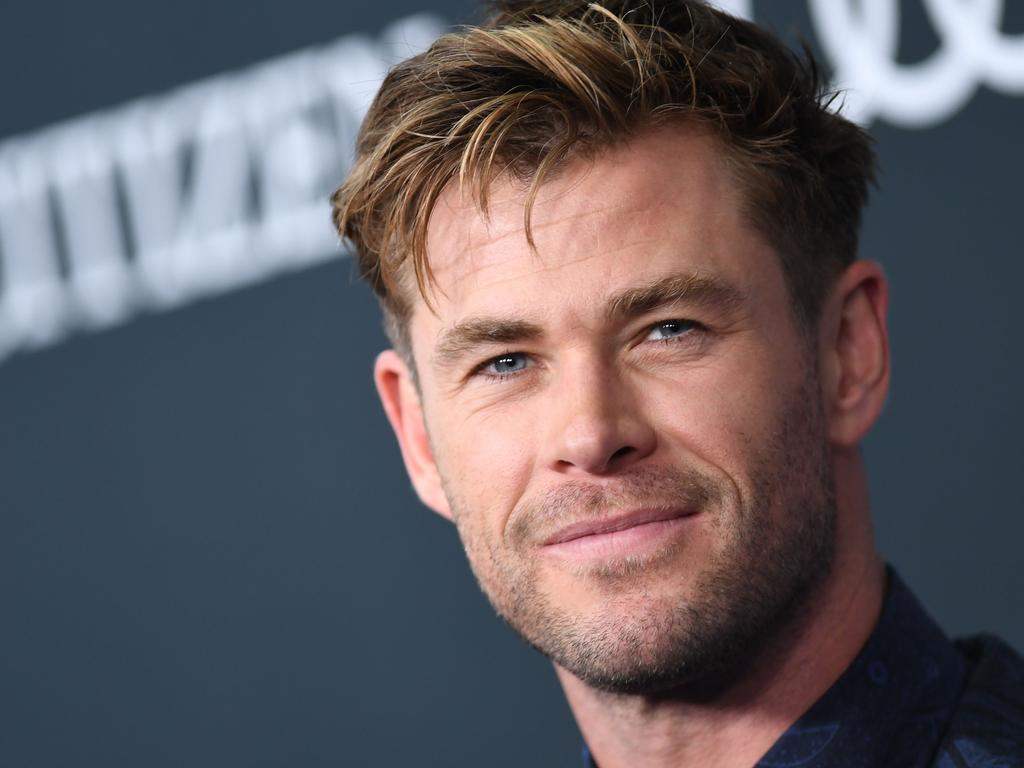 Australian actor Chris Hemsworth has come in second on the Forbes list of Hollywood’s highest paid stars. Picture: AFP