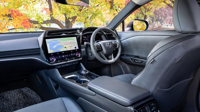 The interior is typical Lexus quality.