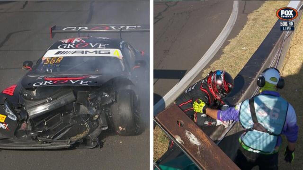 'He's in shock' Horror Bathurst crash