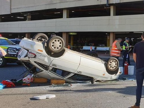 Amazingly, no one was hurt in the crash. Picture: Elizabeth Henson