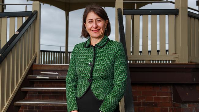 Former NSW Premier Gladys Berejiklian made her mark on history in responding to the Covid pandemic. Picture: Justin Lloyd