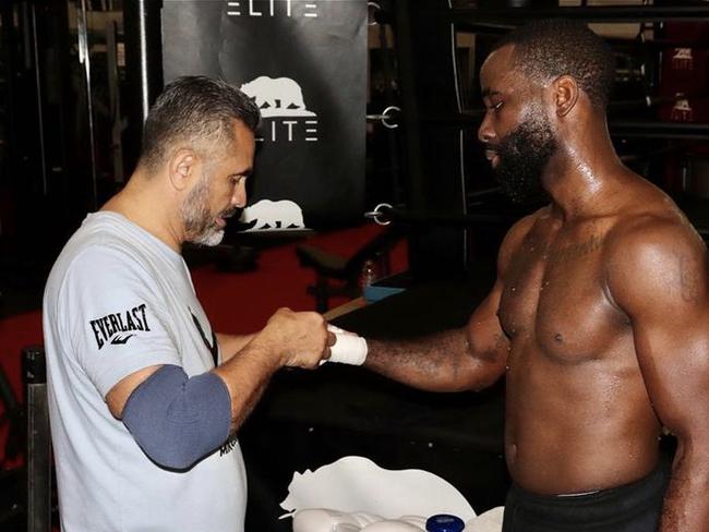 Master boxing coach Manny Robles is preparing his fighter Terrell Gausha to produce a huge upset win over Tim Tszyu.