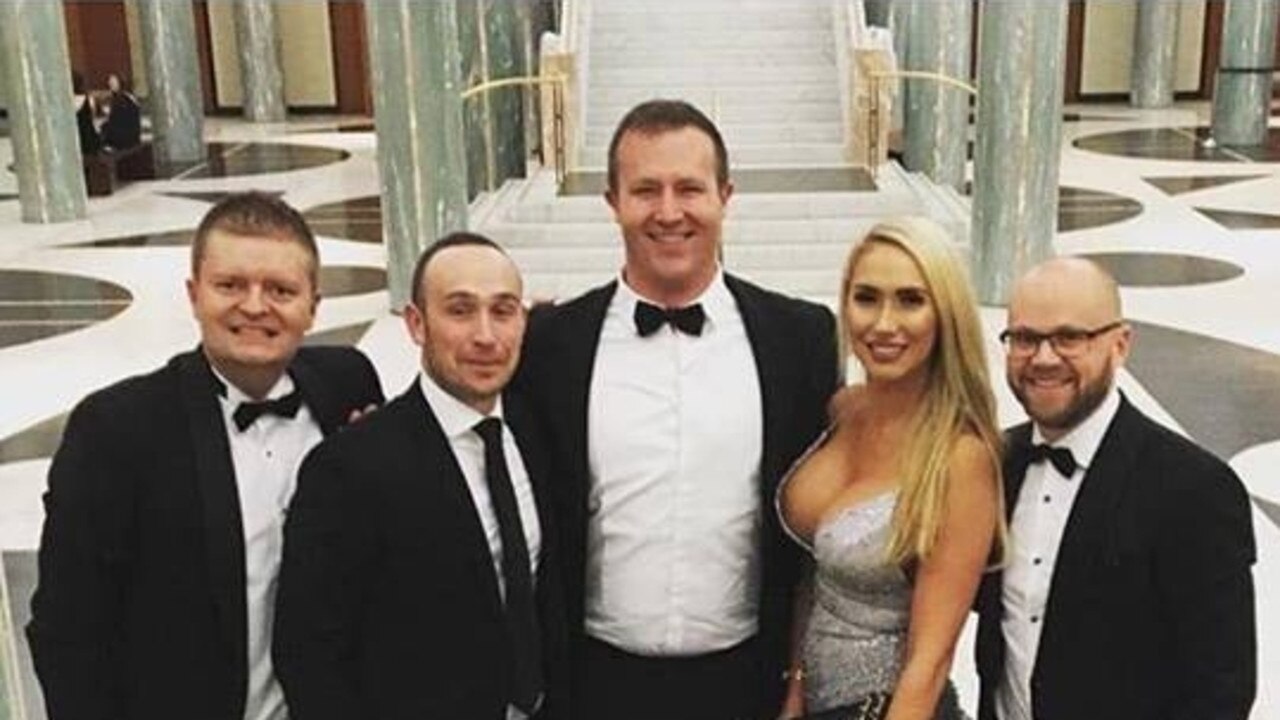 John-Paul Langbroek commented ‘(.)(.)’ on this picture in 2018 -which included Ms Vitnell. Picture: Supplied.