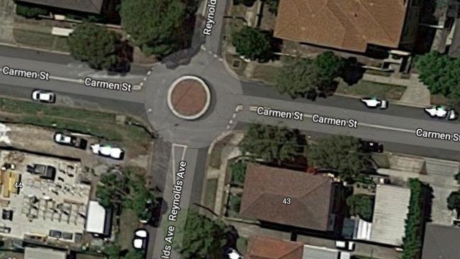 Police said they finally stopped the woman on Carmen St, Bankstown. Picture: Google maps