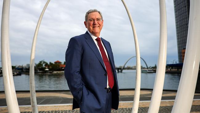 21/1/2025ASIC chair Joe Longo at Elizabeth Quay, Perth.Pic Colin Murty