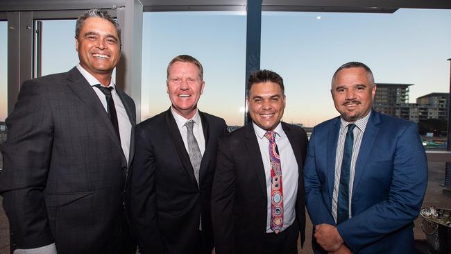 Jason Jones, Paul Kirby, Jerome Cubillo and John Rownsley at the Darwin Convention Centre. Picture: Pema Tamang Pakhrin