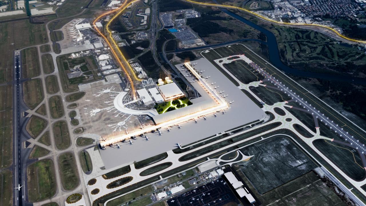 Brisbane Airport’s new 1 billion terminal will be built inside the two