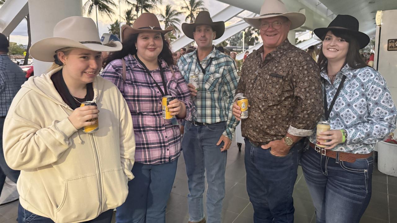 PBR Charlotte Day, Rachael Craig, Nathan Curd, Rett Curd and Alys Bow