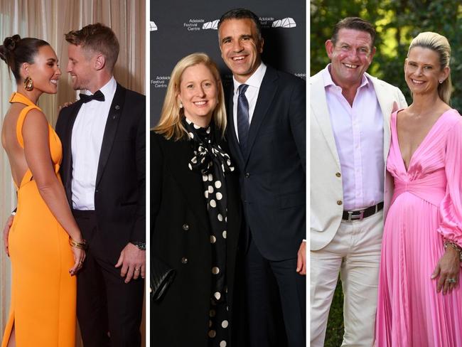 Three of SA's power couples. Pictures: File