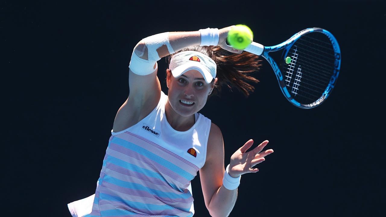Kim Birrell is on the verge of qualifying for the Australian Open. Picture: Getty Images