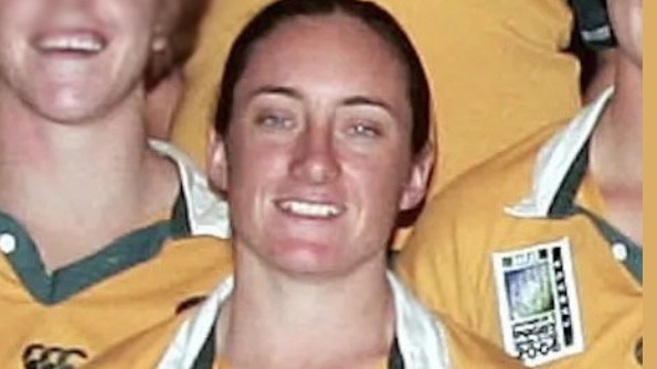 Tricia Elizabeth Brown is a former member of the Australian women’s national rugby team the Wallaroos. Picture: Facebook/Classic Wallabies