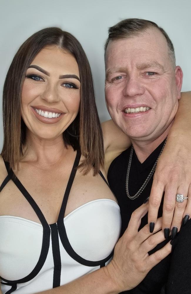 Corey “Magoo” Whittington and his wife Shannen had been together for almost a decade before tying the knot last year. Picture: supplied