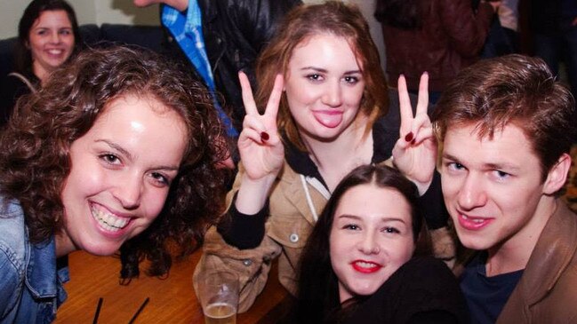 Bunny ears and beers were the order of the night for these friends at The Nott on July 30, 2015. Picture: Notting Hill Hotel Facebook page.