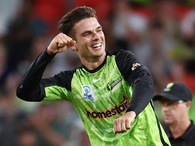 Thunder captain Chris Green’s bowling action was reported in 2020. Picture: Getty Images