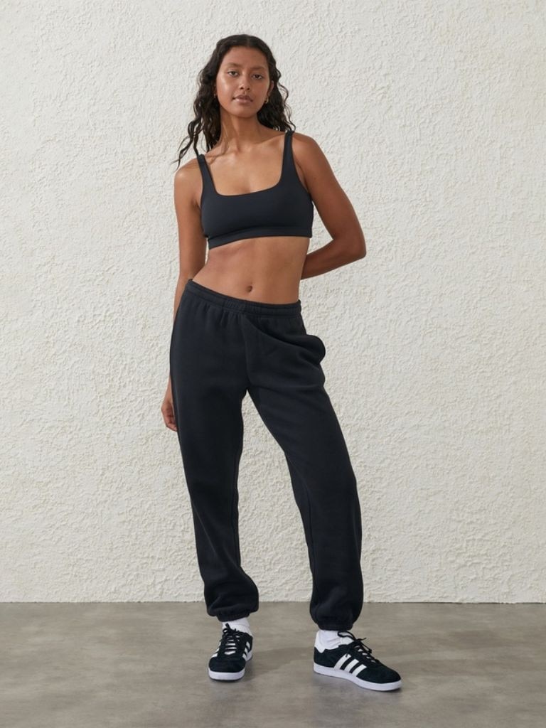 Plush Essential Gym Sweatpant blends comfort and style with a fit that feels just right. Picture: The Iconic