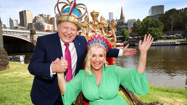 2022 Moomba monarchs Peter Hitchener and Fifi Box. Picture: David Caird