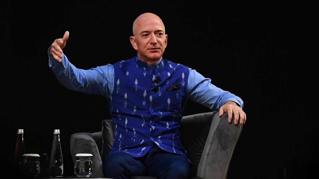 Bezos is tipped to become the world’s first trillionaire. Picture: Sajjad Hussain/AFP