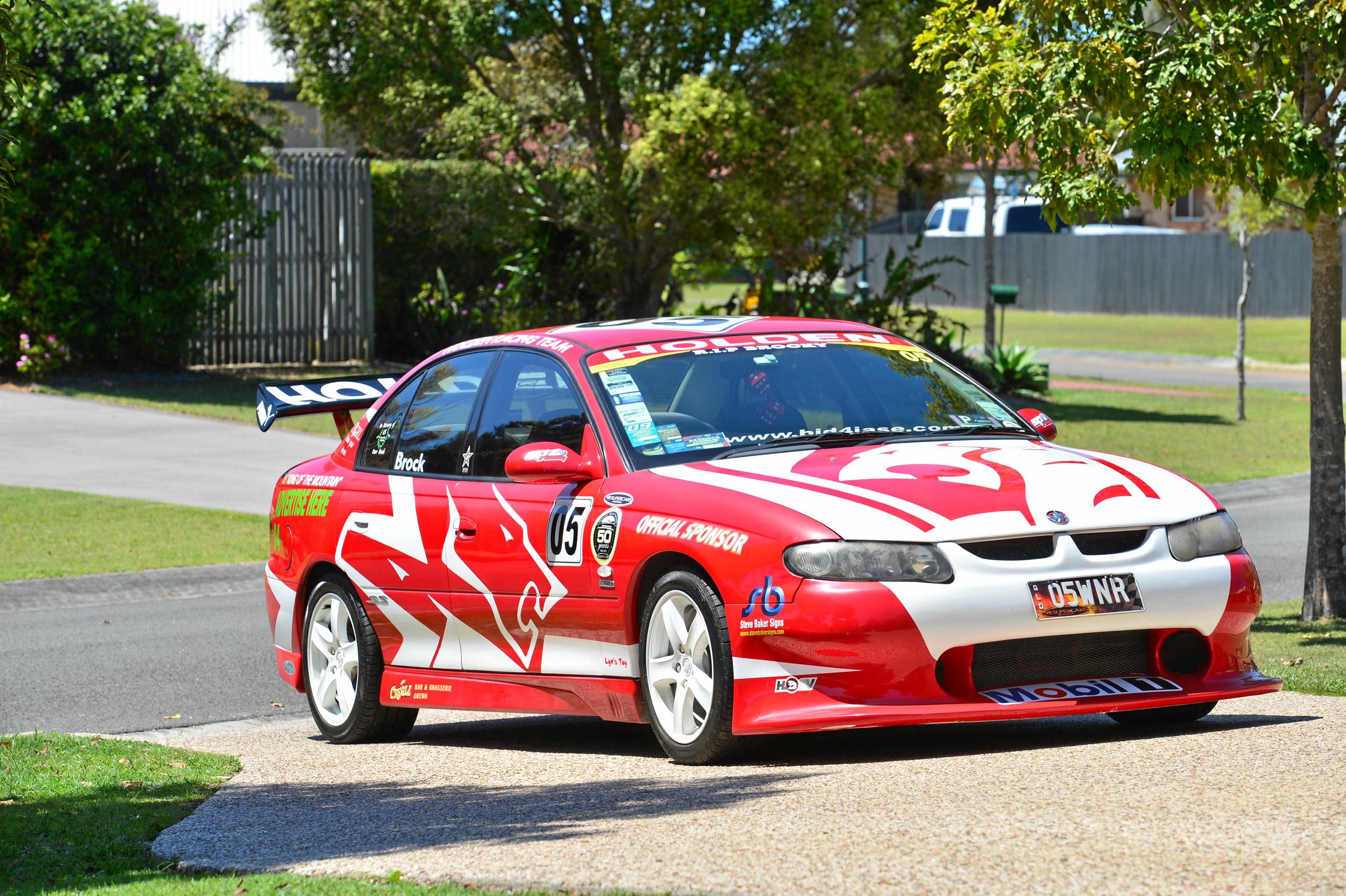 Lyn Hunt with her holden. Picture: John McCutcheon