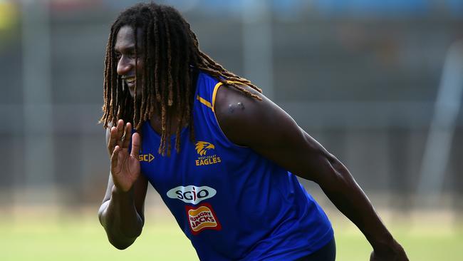 Nic Naitanui has joined West Coast’s leadership group. (Photo by Paul Kane/Getty Images)