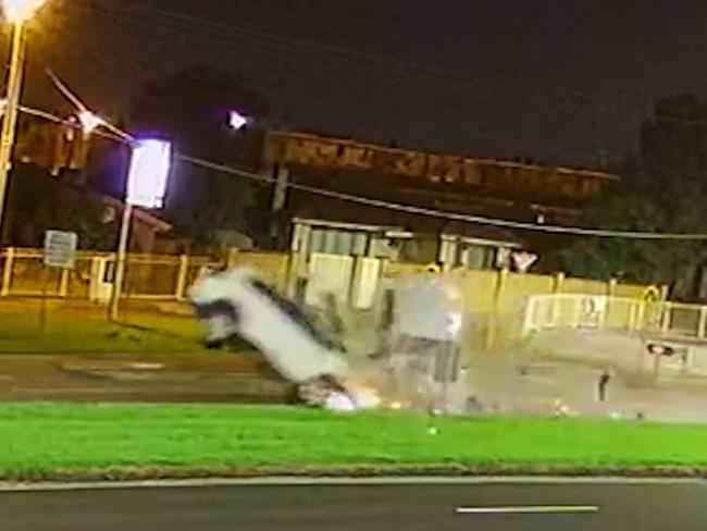 Disturbing footage captured the moment of impact. Picture: Supplied