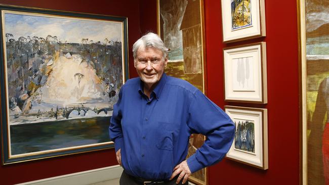 Denis Savill inside his Savill Galleries site in Paddington, which sold on Saturday. Picture: John Appleyard