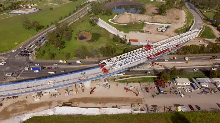 Sky-train bridge brings metro one step closer
