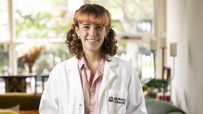 Biomedicine graduate Julia Taylor has launched a career in science. Picture: Arsineh Houspian