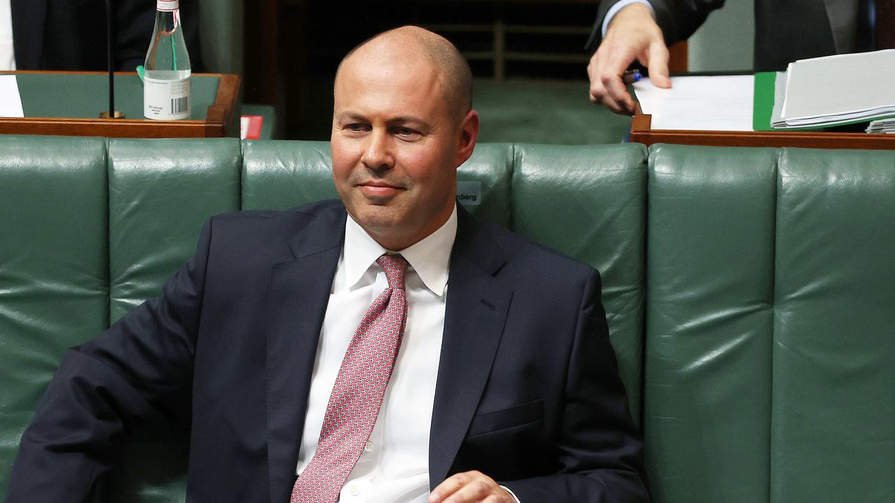 Treasurer Josh Frydenberg handed down the latest federal budget on Tuesday. Picture: NCA NewsWire / Gary Ramage