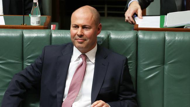 Treasurer Josh Frydenberg handed down the latest federal budget on Tuesday. Picture: NCA NewsWire / Gary Ramage