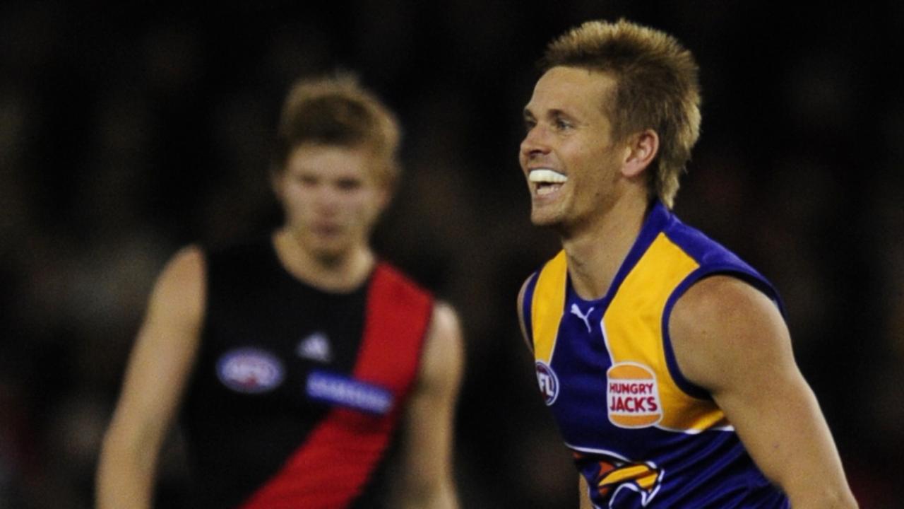 Mark LeCras booted 12 goals against Essendon.