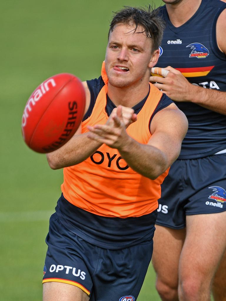 James Rowe is ready to go for the Crows. Picture: Tom Huntley