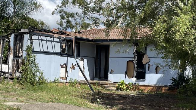 A house boarded up in West Kempsey. Picture: Janine Watson