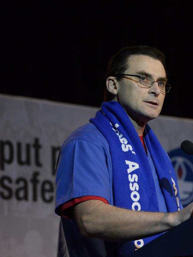 NSW Nurses and Midwives’ Association general secretary Brett Holmes. Picture: David Swift