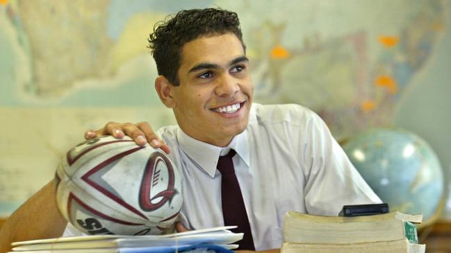 Greg Inglis as a 17-year-old at Wavell State High School.