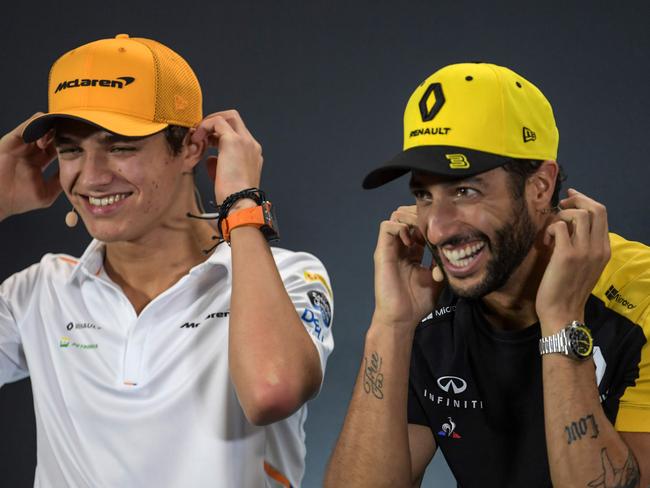 Lando Norris and Daniel Ricciardo are now the best of frenemies.