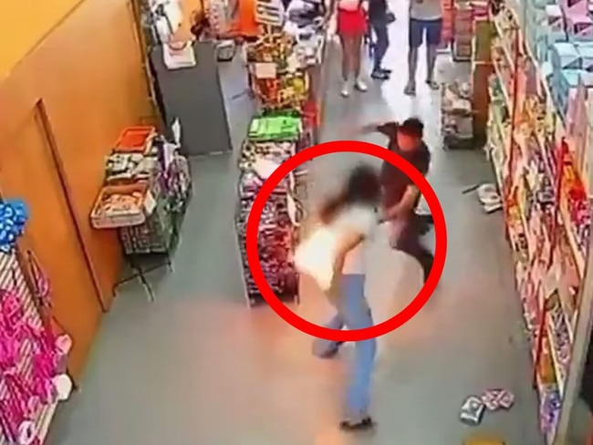 Horrifying moment woman’s smartphone explodes. PictureL Supplied