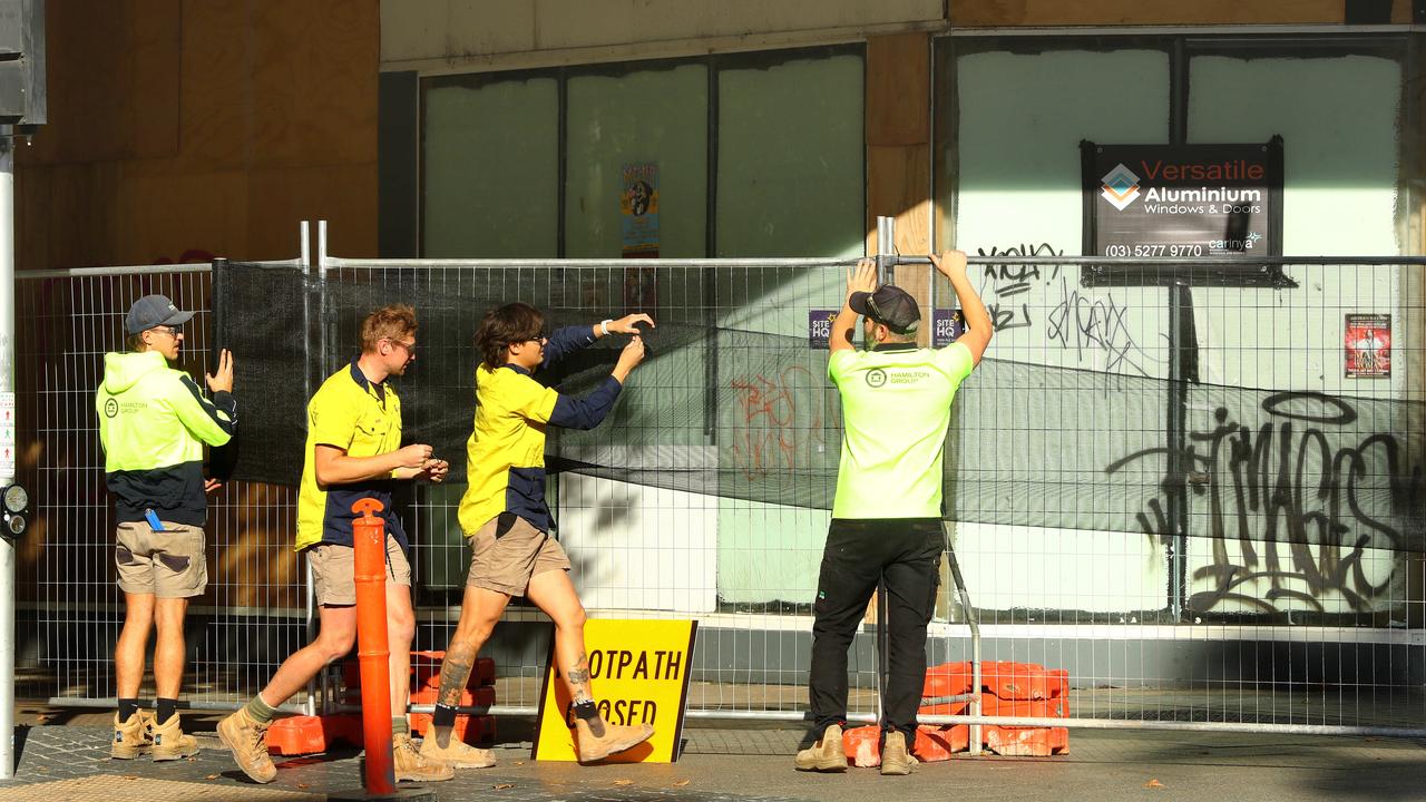 Historic CBD building fenced off for redevelopment
