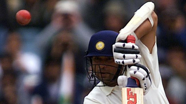 Sachin Tendulkar in action during the Test at the MCG on December 28, 1999. Picture: Phil Hillyard