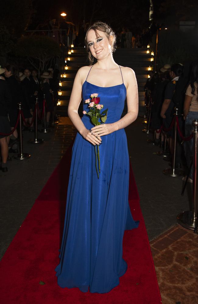 Maddie Cook arrives at The Glennie School formal at Picnic Point, Thursday, September 12, 2024. Picture: Kevin Farmer