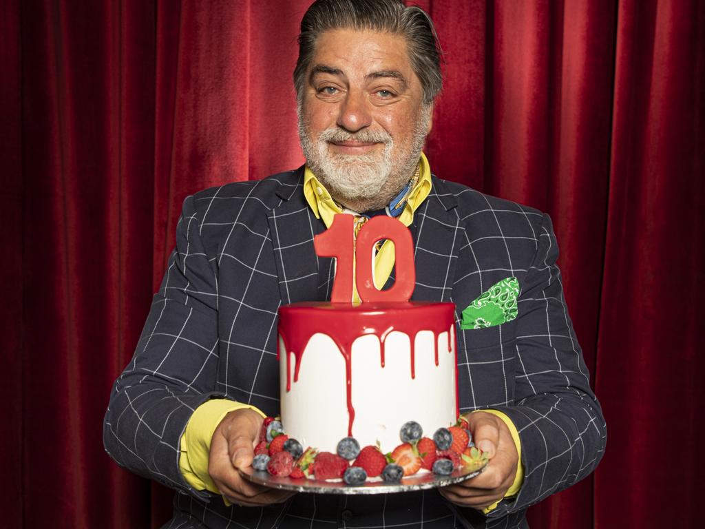 Charity ambassador Matt Preston helps SecondBite celebrate its 10th anniversary of partnering with Coles in tasty fashion. Picture Chris Pavlich