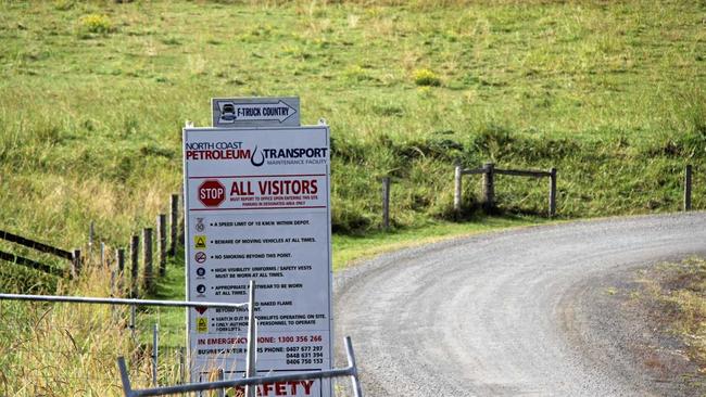 PLANNING PROPOSAL: A development application for North Coast Petroleum's site on the Bruxner Highway has been recommended for approval. Picture: Alison Paterson